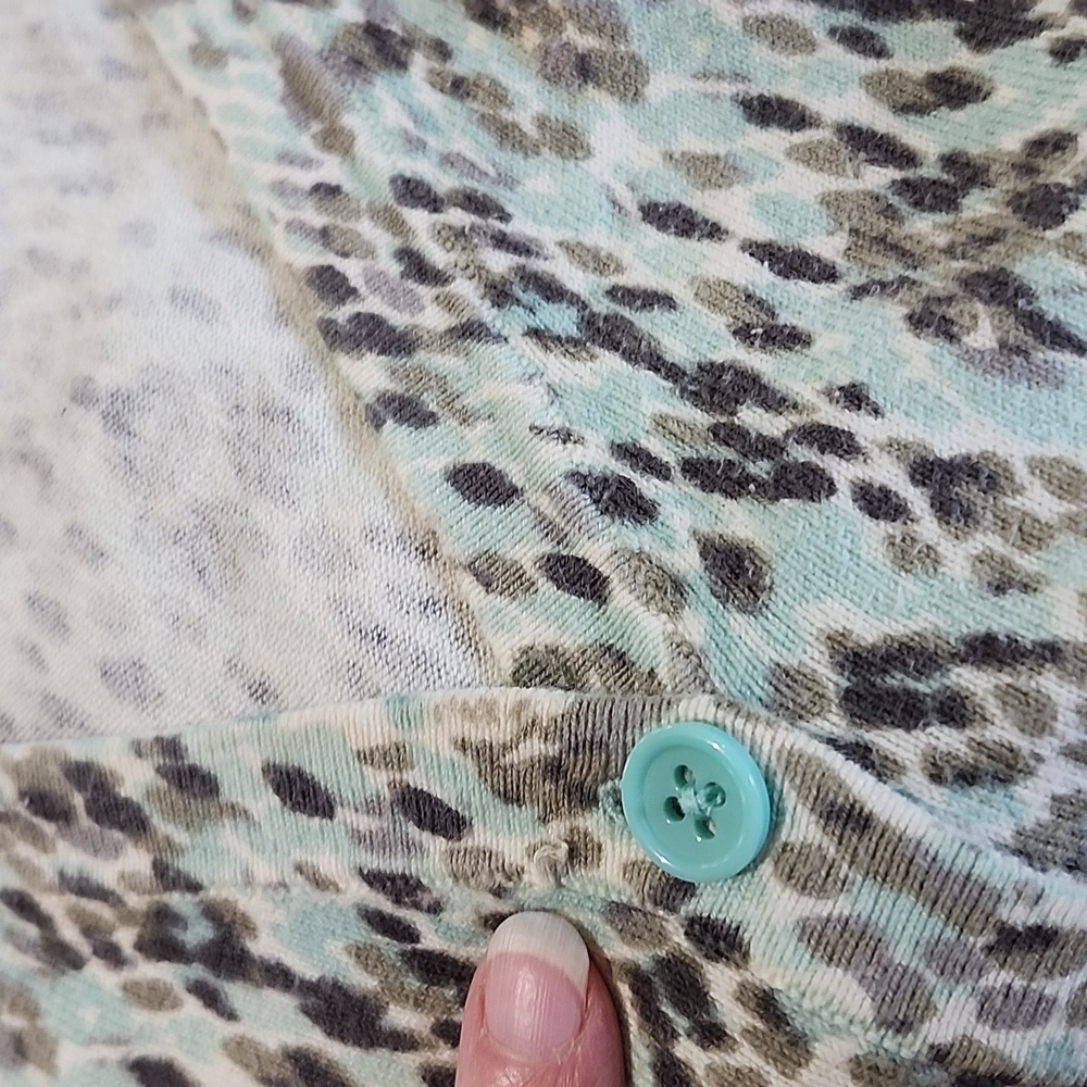MERONA Multi-Color Buttoned Cardigan - Picture 3 of 5